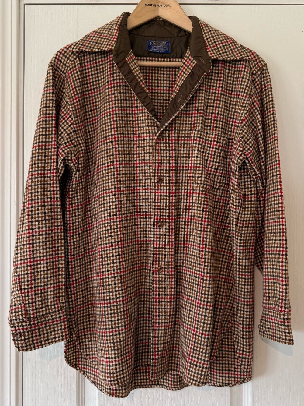 vintage Pendleton 100% Virgin Wool Button Up